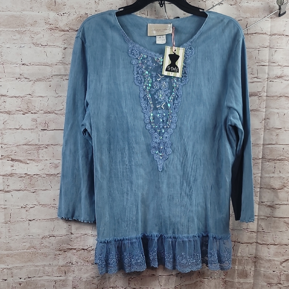 nature art top xl nwt